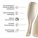 برس موی سر تنگل تیزر کروم اصل رنگ شامپاین گلد