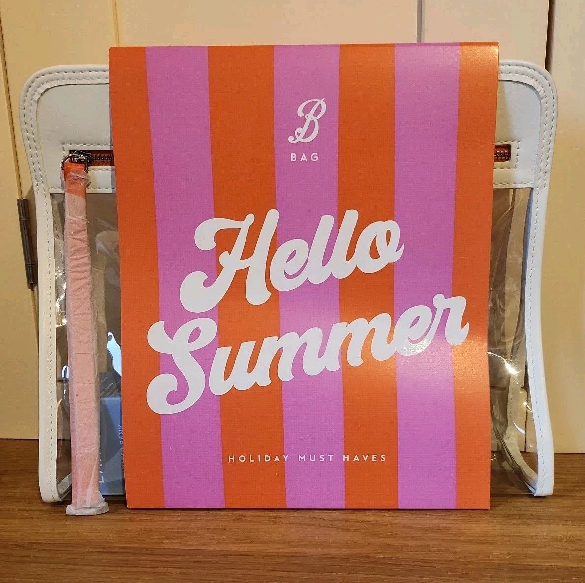 کیف آرایشی Hello Summer ترنسپرنت-نارنجی