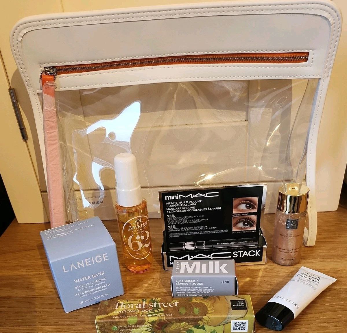 کیف آرایشی Hello Summer ترنسپرنت-نارنجی