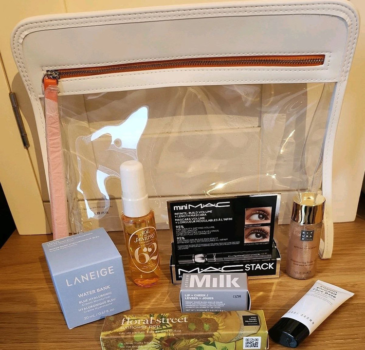 کیف آرایشی Hello Summer ترنسپرنت-نارنجی