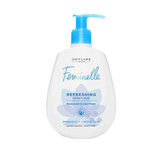 ژل شستشو بانوان ناحیه حساس فمینله اوریفلیم رنگ آبی